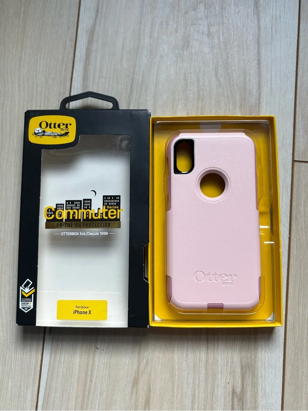 OtterBox Commuter Series Case for iPhone X Pink | Genuine OtterBox Drop